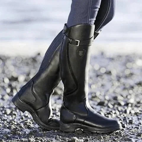 Women's Waterproof High Riding Leather Boots (Buy 2 Free shipping✔）