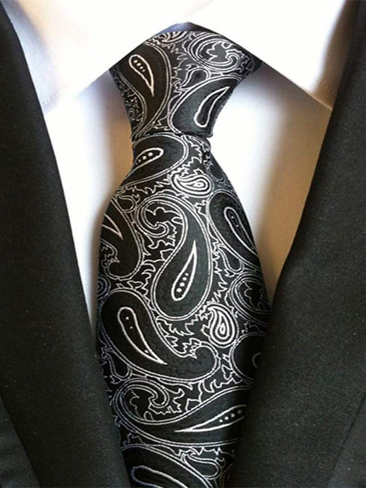 Men's Work / Basic / Party Necktie - Classic Tie Woven Jacquard Neck Ties Business Formal Wear 1 PC