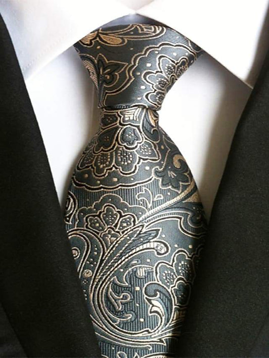 Men's Work / Basic / Party Necktie - Classic Tie Woven Jacquard Neck Ties Business Formal Wear 1 PC