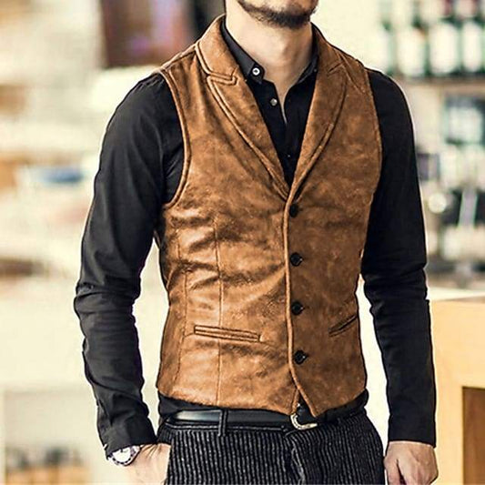 Men's Vintage Vest Gilet